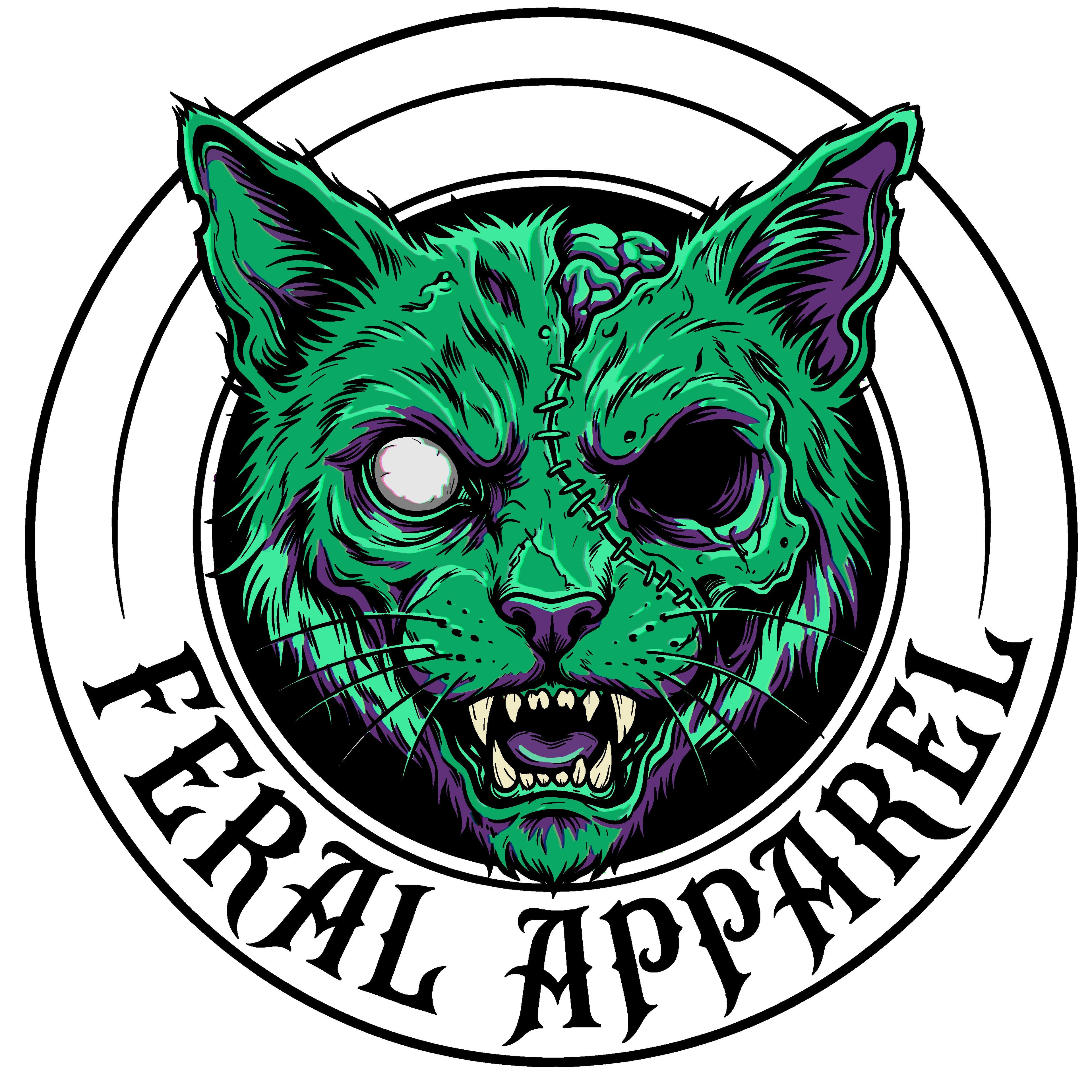 Feral Apparel 3 inch Sticker