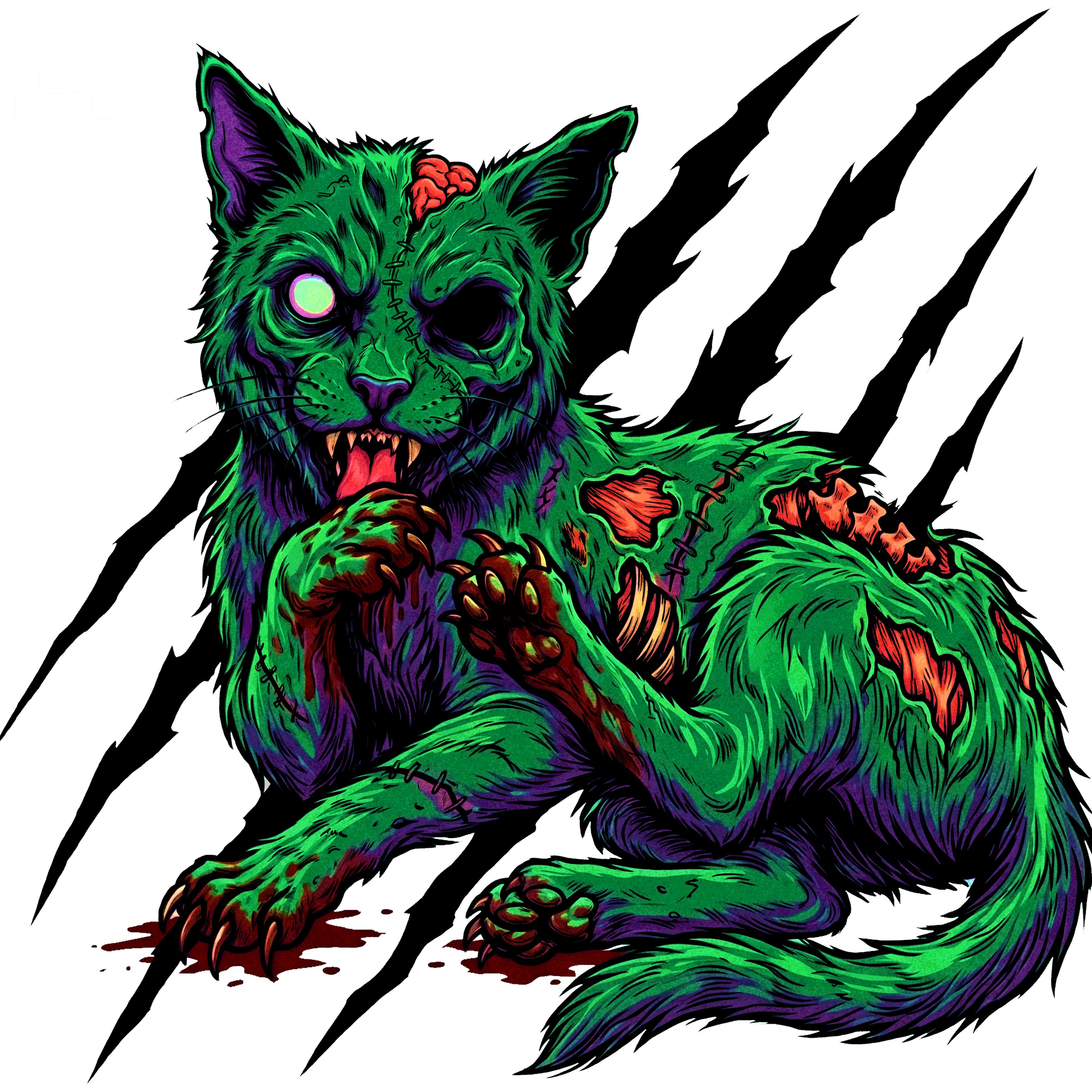 Pretty Kitty 3 inch Sticker